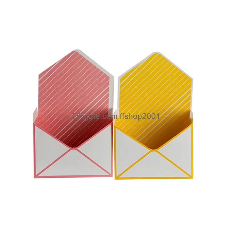 simplicity envelope flower box gift wrap folding rose mothers day valentines days flowers packaging desktop decoration floral art