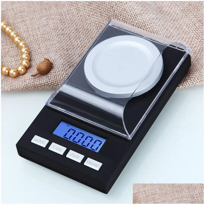 100g/0.001g portable mini jewelry scales led display precision digital kitchen pocket electronic scale home baking tools