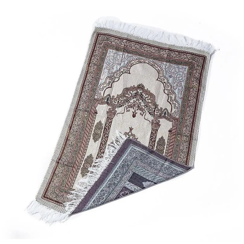 islamic muslim prayer mat carpets mats saudi arab turkish dubai prayers rug home wear ramadan cotton soft blanket 110x70cm