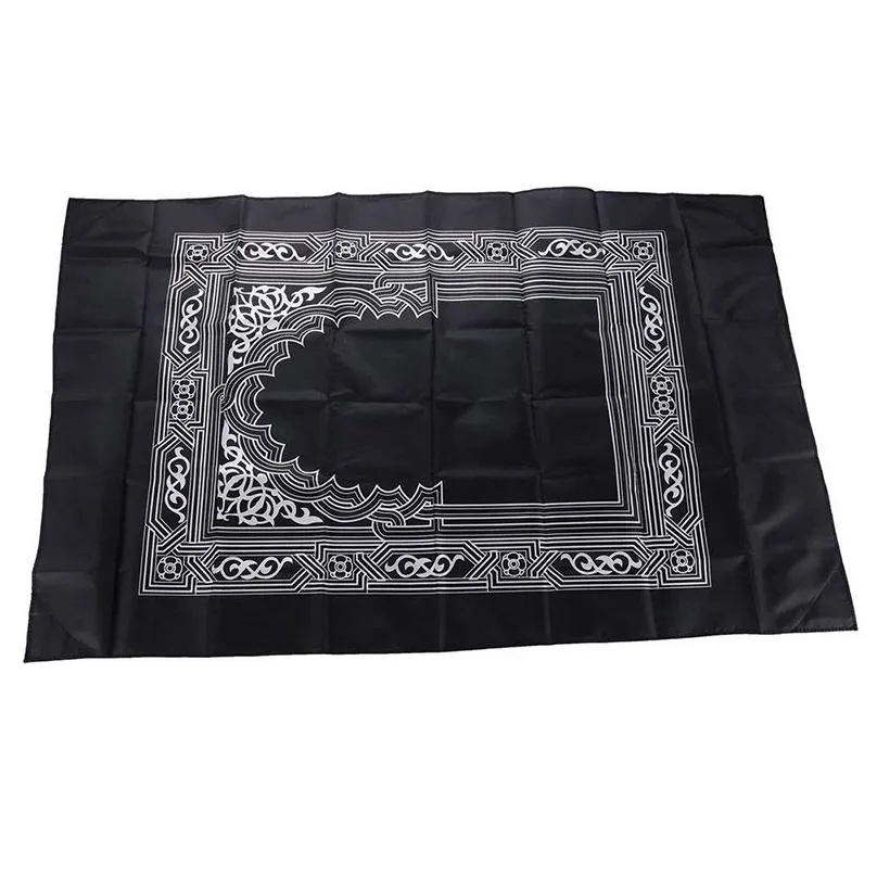 islamic prayer carpets braided mat zipper compass blankets portable travel pocket rug rectangular waterproof carpet