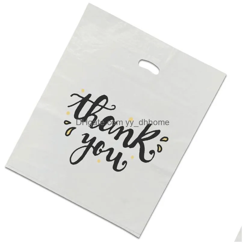 3 color shopping tote bag outdoor storage bags thank you gift bag diy customizable logo 30x38cm
