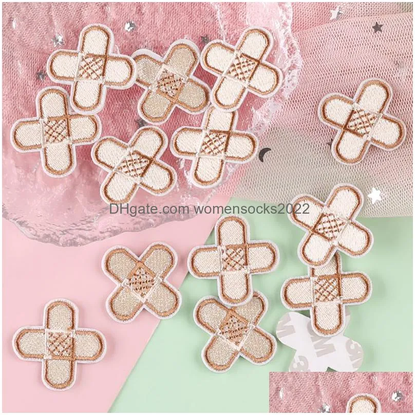 iron ones for clothing sewing notions cute band aid embroidered decorative repair applique diy jacket shirt shoes jeans