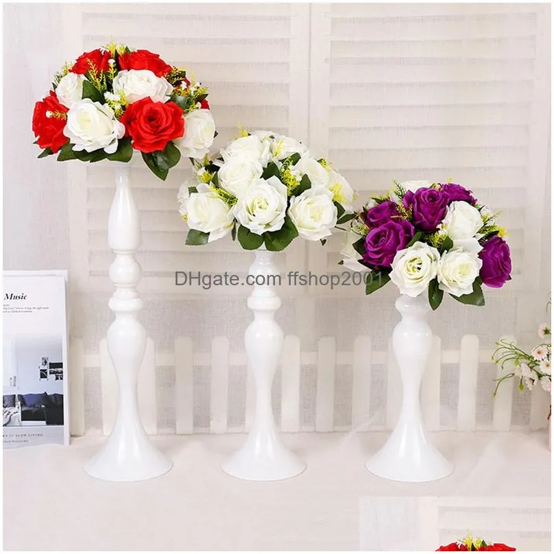 38cm metal candle holders ornament candlestick crafts home wedding arrangement decoration supplies