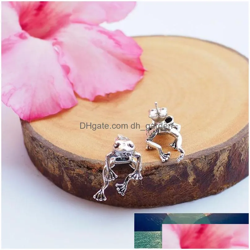 cute frog stud earrings for women girls fashion funny aninal statement earrings daily party cute frog earring jewelry factory price expert design quality