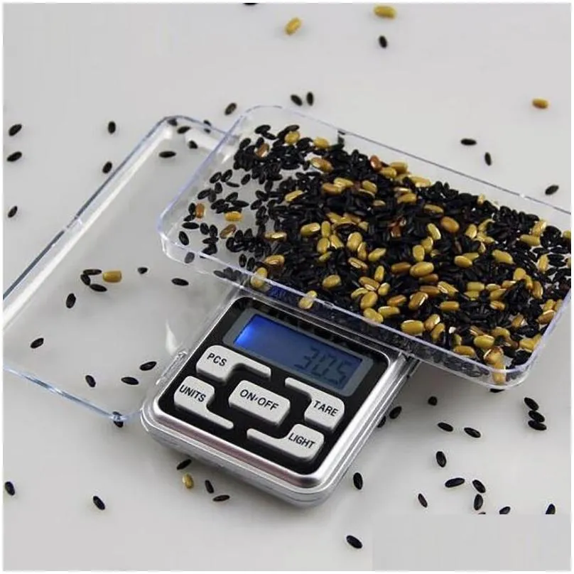 200g/0.01g mini led electronic scales portable pocket jewelry scale precision digital home kitchen baking tool