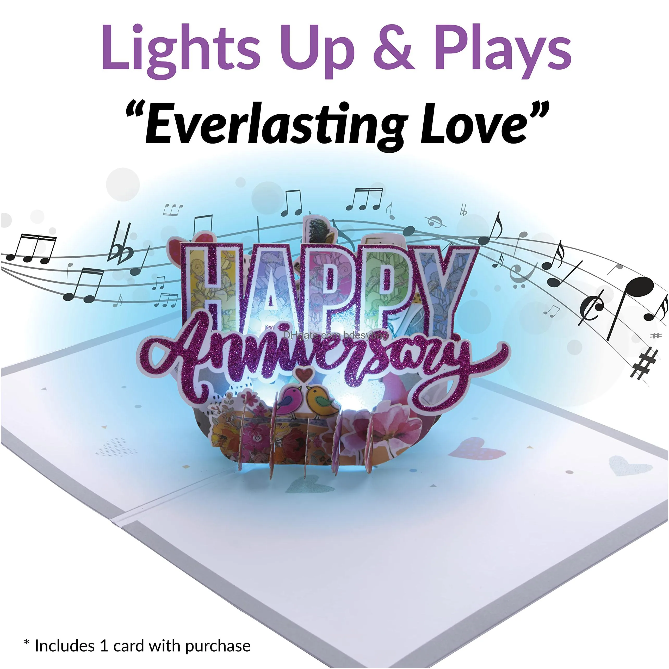 lights music happy anniversary card for husband wife plays this will be  up card happy anniversary cards for couple wedding anniversary card for couple 1 card only