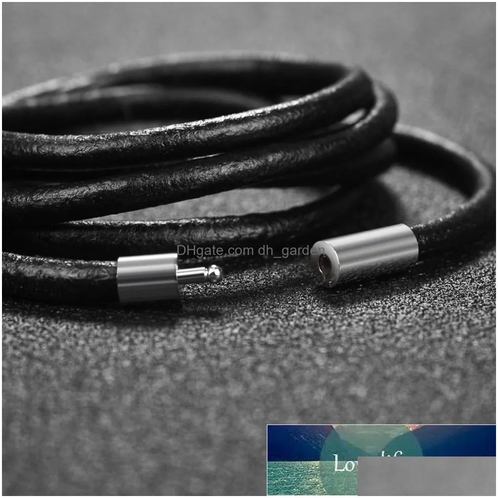 jiayiqi men simple black/brown multilayer genuine leather bracelet male jewelry factory price expert design quality latest style original