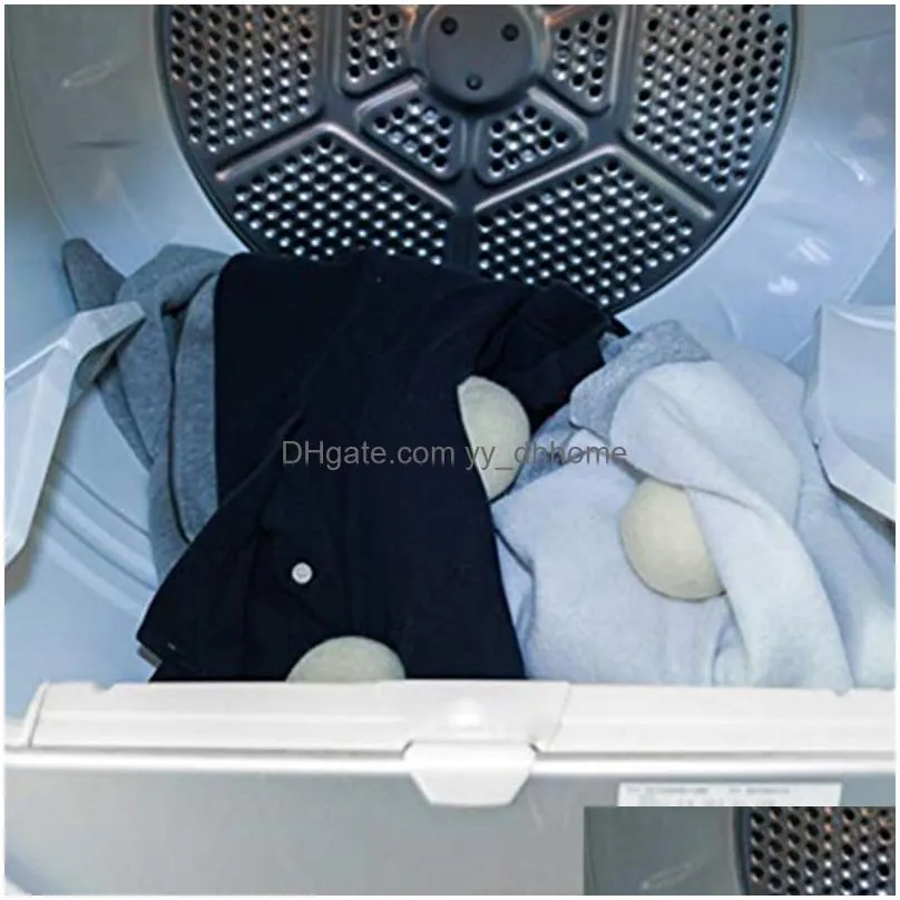 wool dryer balls premium reusable natural fabric softener static reduces helps dry clothes in laundry quicker