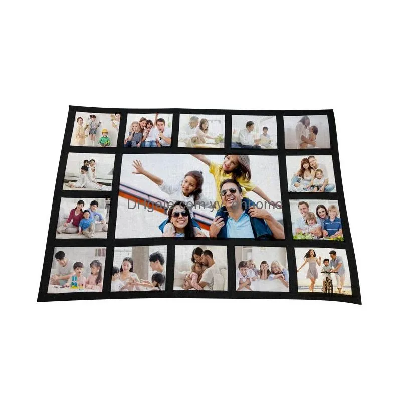 6 styles sublimation blank square blanket heat transfer diy printing home air conditioning blankets outdoor shawl
