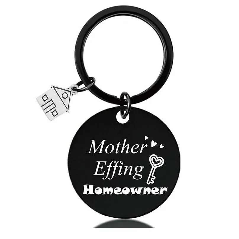 house keychains housewarming metal keychain pendant car keyring key chain diy creative gift