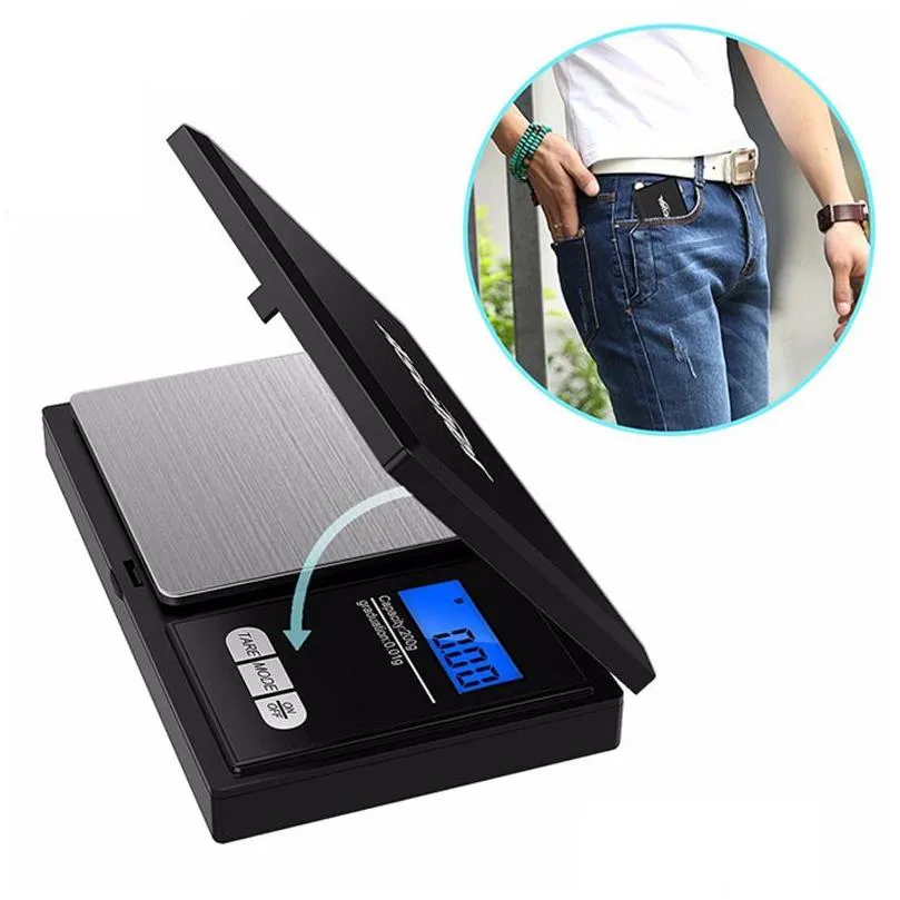 mini pocket electronic scales compact portable jewelry precision digital scale household kitchen baking tools 300g/0.01g