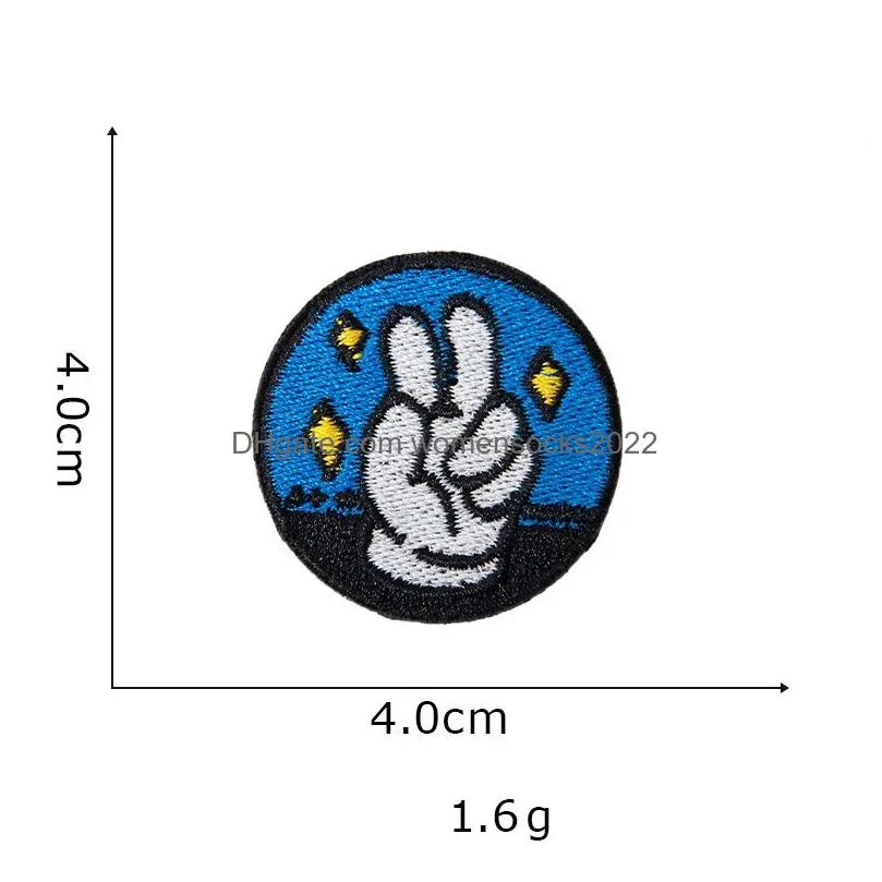 notions cartoon embroidered iron ones for diy decorative clothing super cute duck panda appliques for kids jacket jeans