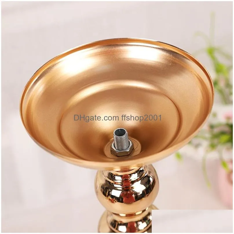 38cm metal candle holders ornament candlestick crafts home wedding arrangement decoration supplies