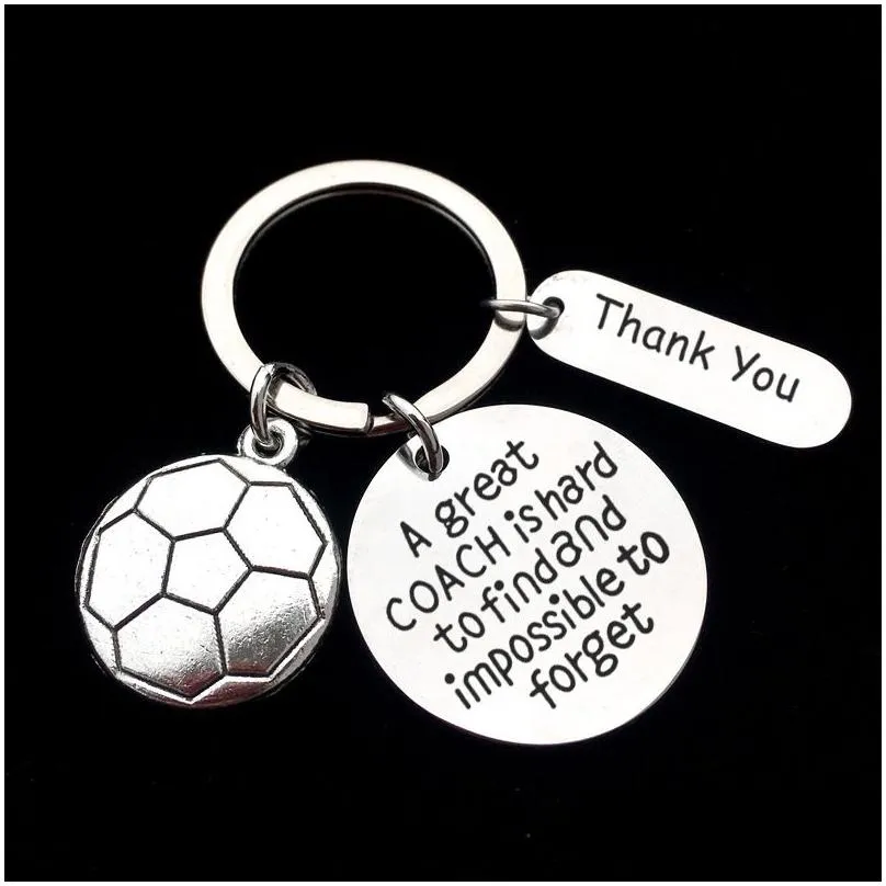 25mm stainless steel keychain pendant a great  key chain football basketball baseball keyring graduation creativity gift