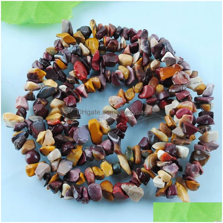 yowost natural chips stone spacer loose beads strand for diy jewelry making earrings bracelets necklace accessories 35 inches bl302