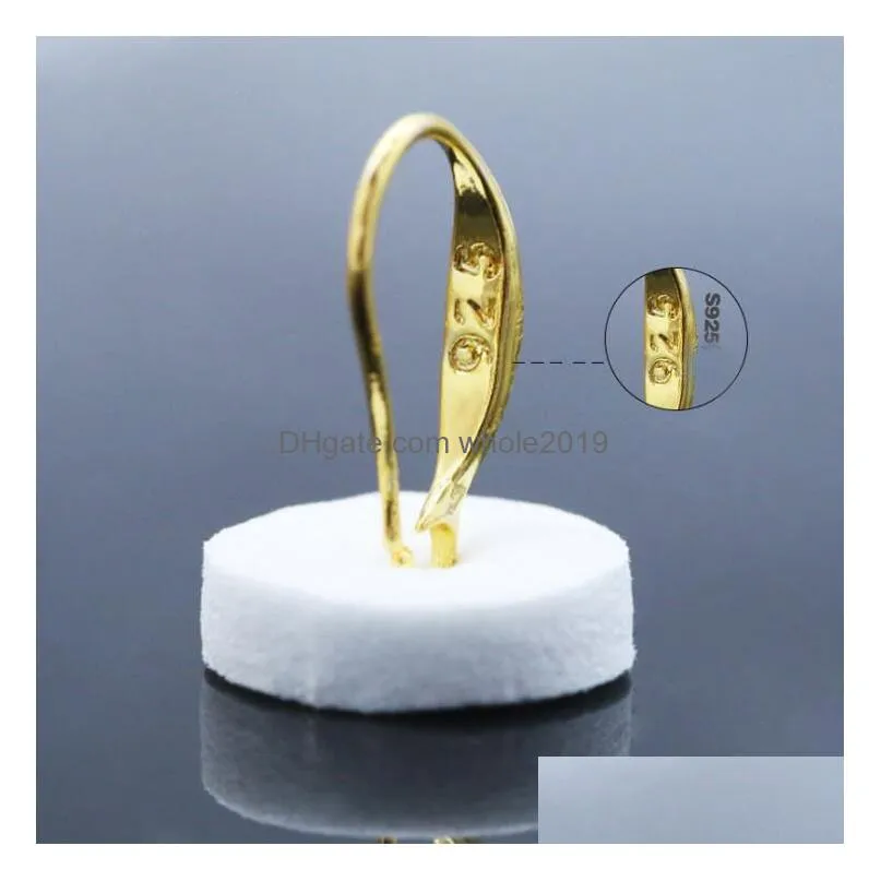 epacket dhs pure copper color retention hypoallergenic plating gold and silver ninecharacter light hoo gseg011 jewelry accessories ear