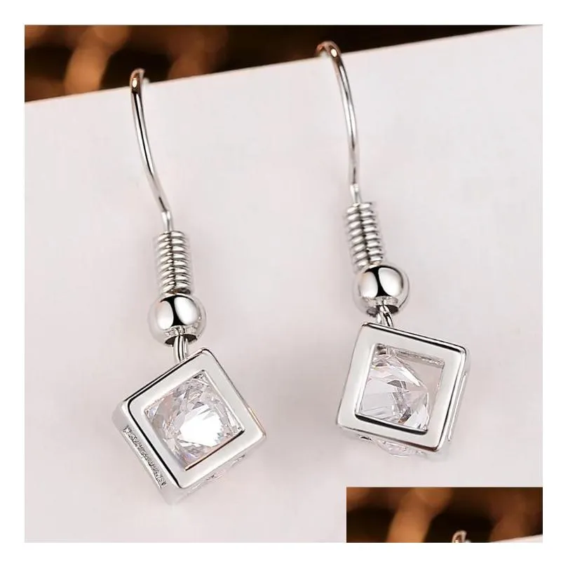 water cubic zircon necklaces earring jewelry sets gsfs030 fashion women gift earrings necklace set