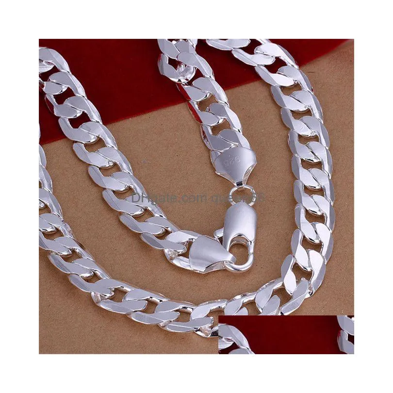 arrival uni silver plate chains necklaces gtp61 fashion fish bone bead 925 silver plated necklace 5 pieces a lot mixed style