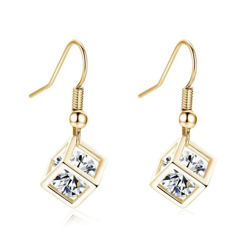 water cubic zircon necklaces earring jewelry sets gsfs030 fashion women gift earrings necklace set