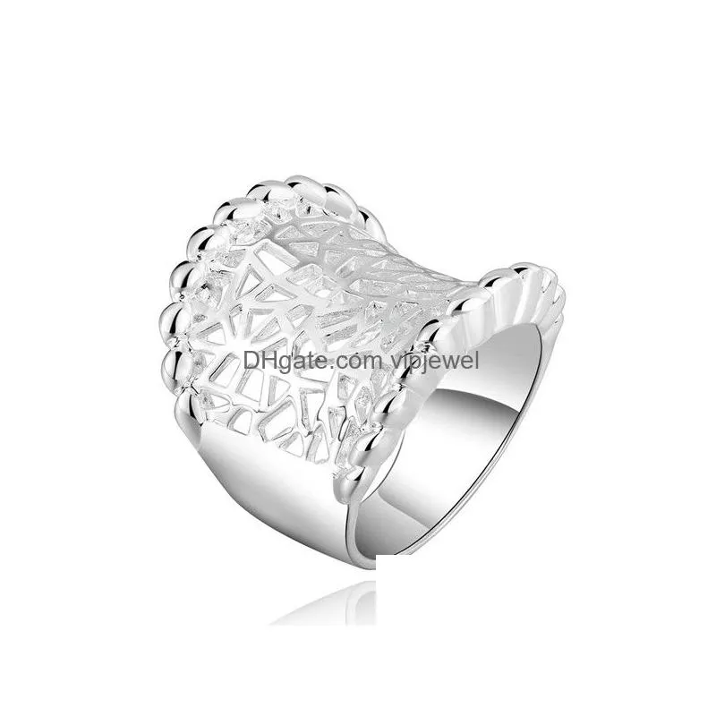925 silver rings pull hollow ship gssr542 factory direct sale brand fashion sterling plated silver finger ring