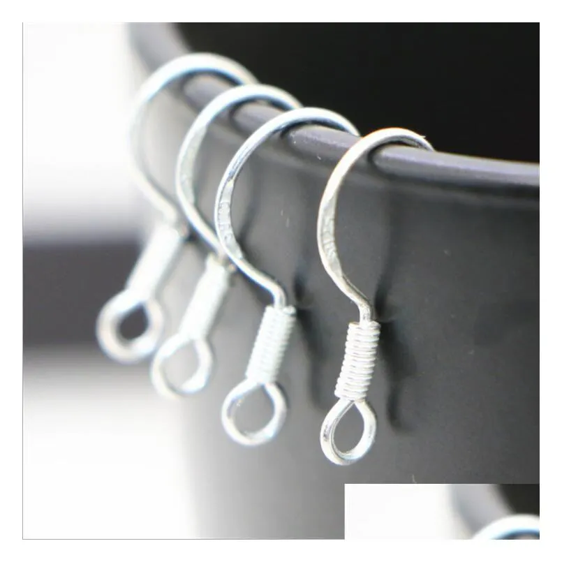 epacket dhs wholesale sterling silver plating ears hooks antiallergic and environmentally friendly gseg020 jewelry accessories ear