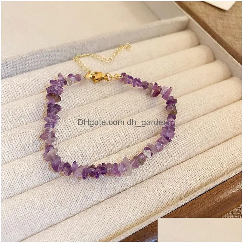 necklace earrings set womens classic purple crystal jewelry romantic beaded bracelet trendy choker necklaces exquisite charm