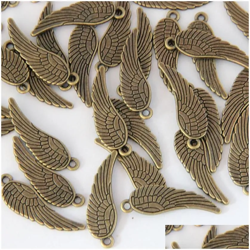 epacket dhs exquisite alloy little angel wings diy charms pendant gsxd023 jewelry charm pendants