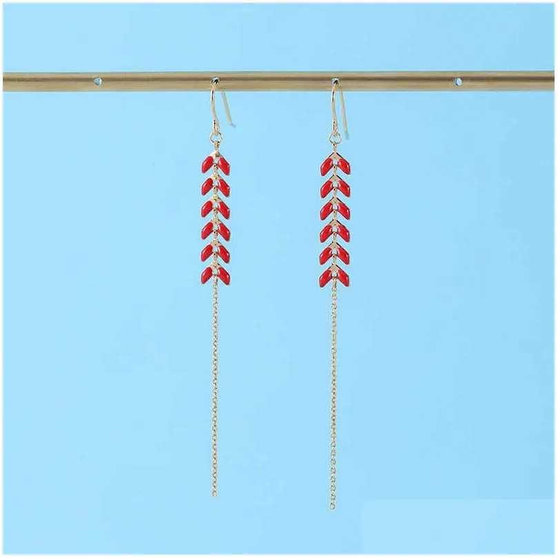 spike leaves dripping paint dangle chandelier earrings gsfe021 fashion gift national style women diy jewelry earring