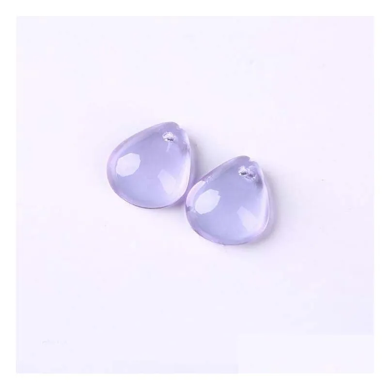 10x12mm promotional gradient color petal czech glass beads lampwork plum blossom glasses accessories gsllz021 handmade