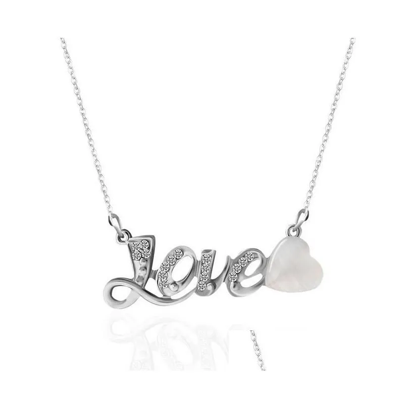 breath simple animal heart pendant necklace chains with chain mix order