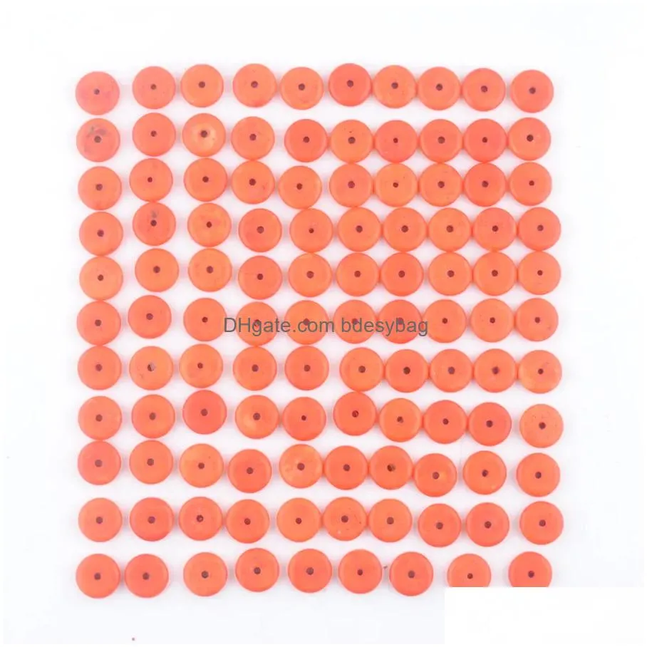 12x3mm blue orange multicolor white red turquoises round rondelle spacer beads accessories for jewelry making finding bg324
