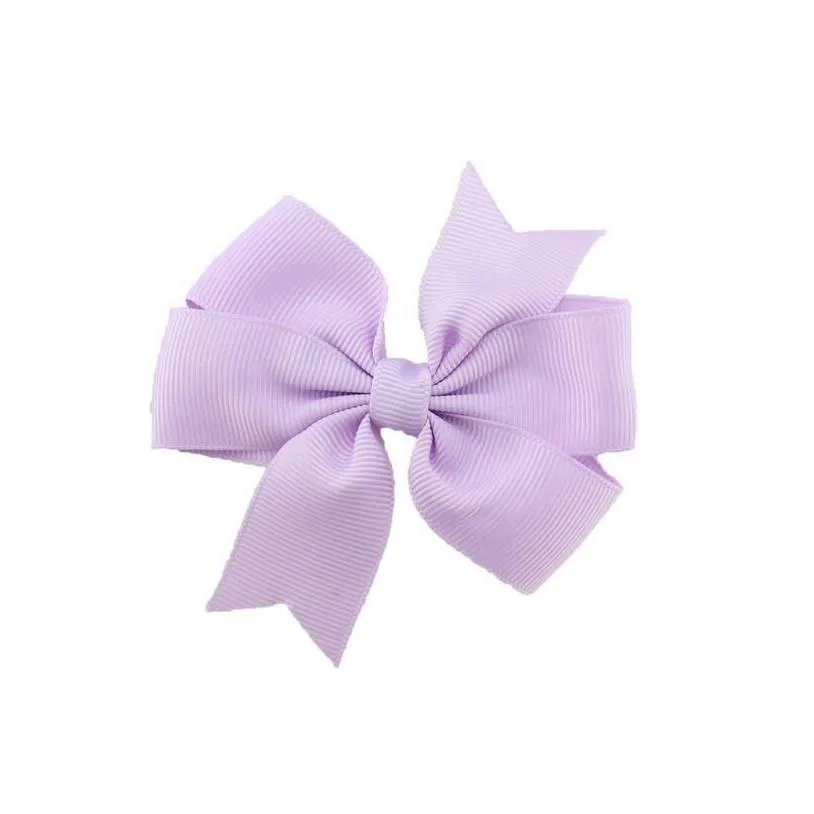 ribbed ribbon hair clips barrettes fishtail bow hairpin childrens headdress gsfj088 mix order