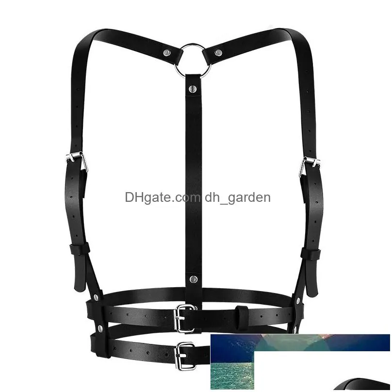 punk women y pu leather women body harness belt bondage sculpting harness waist belt straps belt for girl factory price expert design quality latest