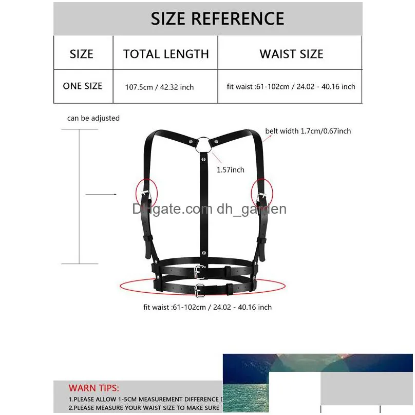 punk women y pu leather women body harness belt bondage sculpting harness waist belt straps belt for girl factory price expert design quality latest