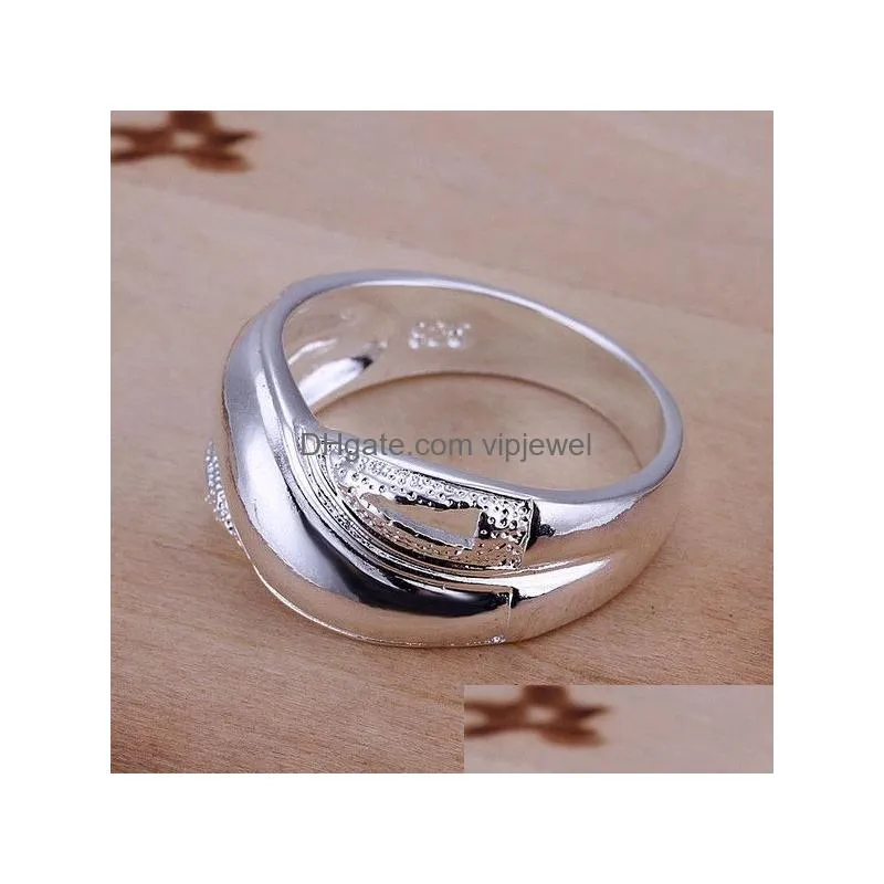 factory direct sale 10 pieces diffrent style 925 silver rings gssr002d mix order fashion sterling silver plated finger ring