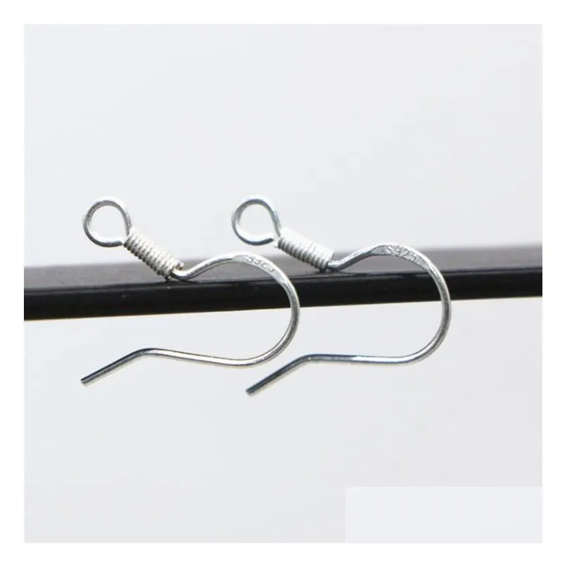 epacket dhs wholesale sterling silver plating ears hooks antiallergic and environmentally friendly gseg020 jewelry accessories ear