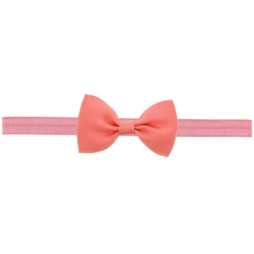 childrens bow headband elastic headbands gstg096 mix order fashion head band