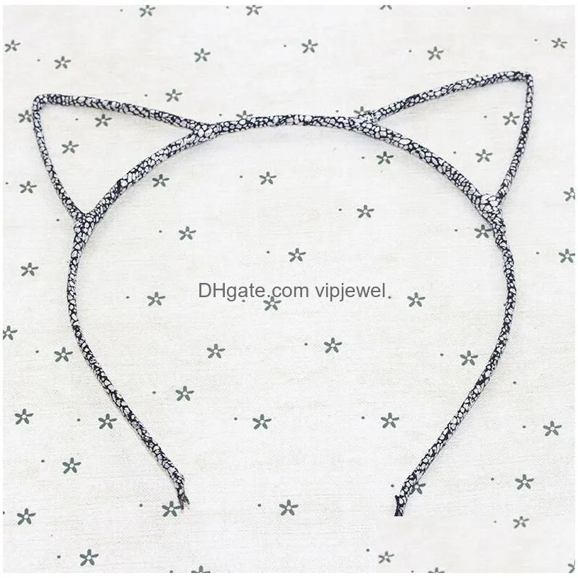 good a cute cat ears hair hoop cat ears head hoop burst hair ornaments tg011 mix order 30 pieces a lot