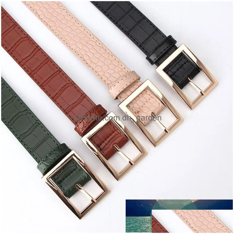 elegzo womens leather belt fashion pu jeans skirt belt femlae pin buckle belt popular hot selling waistband factory price expert design quality latest