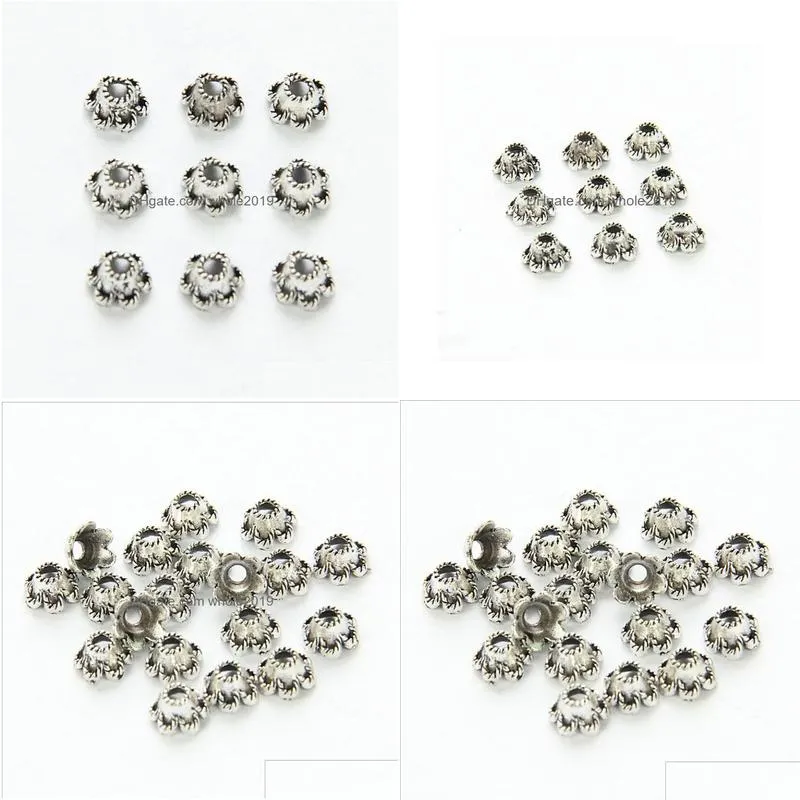 epacket dhs 6mm large hole alloy long head small spacer torus accessories gsdwz057 tibetan silver spacers