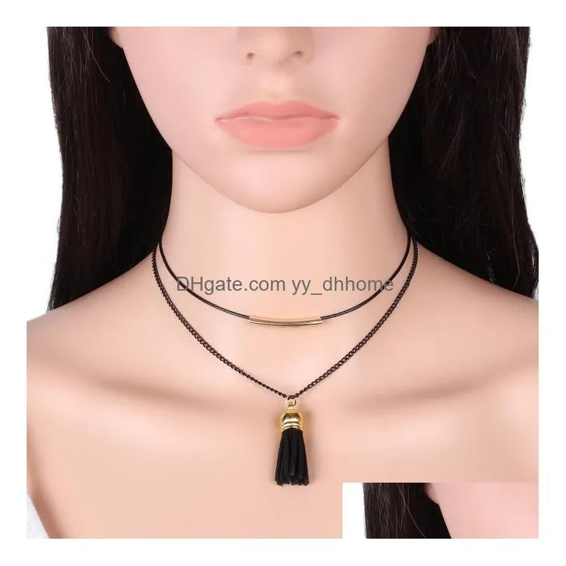  2017 jewelry gothic necklace choker necklace necklace wfn219 with chain mix order 20 pieces a lot