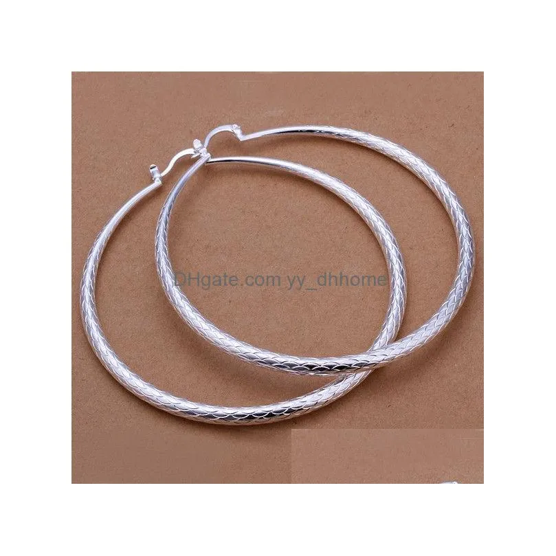 high grade wholesale fashion hoop huggie sterling silver earrings 10 pairs mixed style womens 925 silver earring gte60