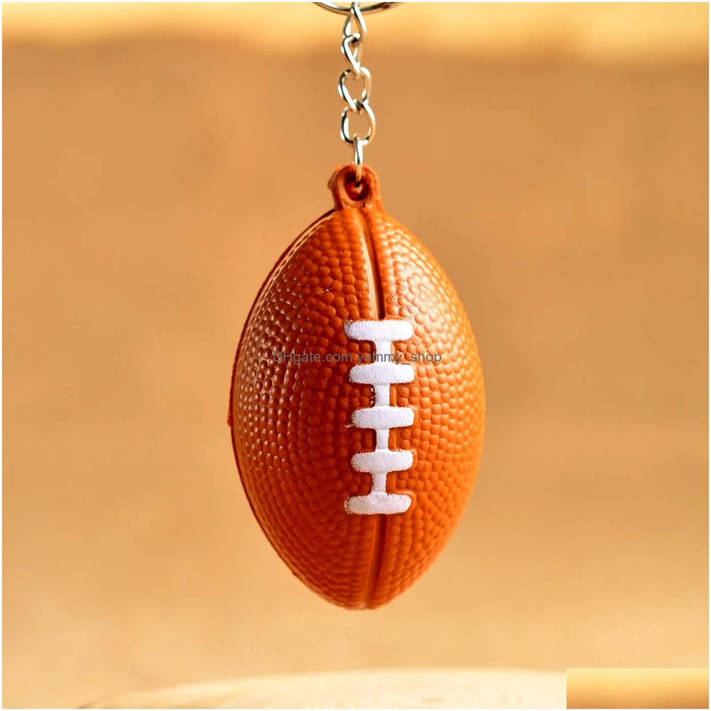 pu football key chain toy ball foam toys kr177 keychains mix order 20 pieces a lot