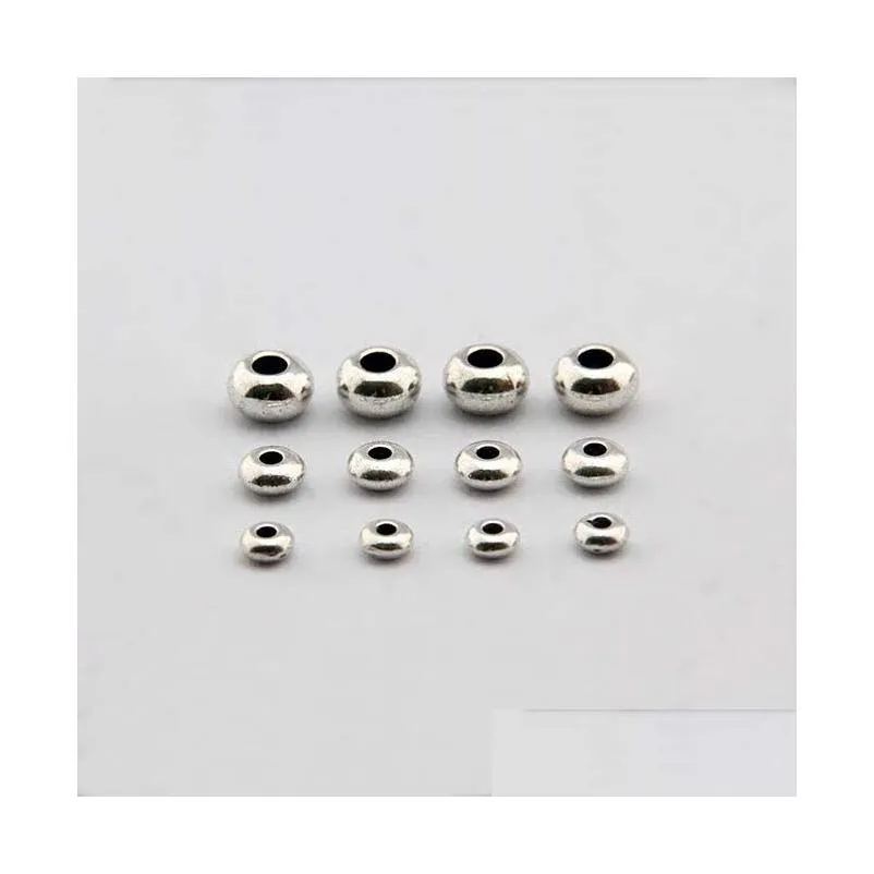2x5 3x6 5x8mm manufacturers stock silver big hole diy spacer loose beads interval gsdwz003 spacers