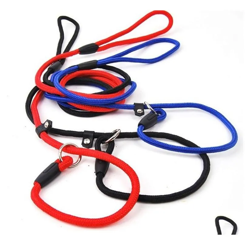 dog harness leashes nylon p shape chain pet collar puppy cat animals accessories necklace rope tie collar for match