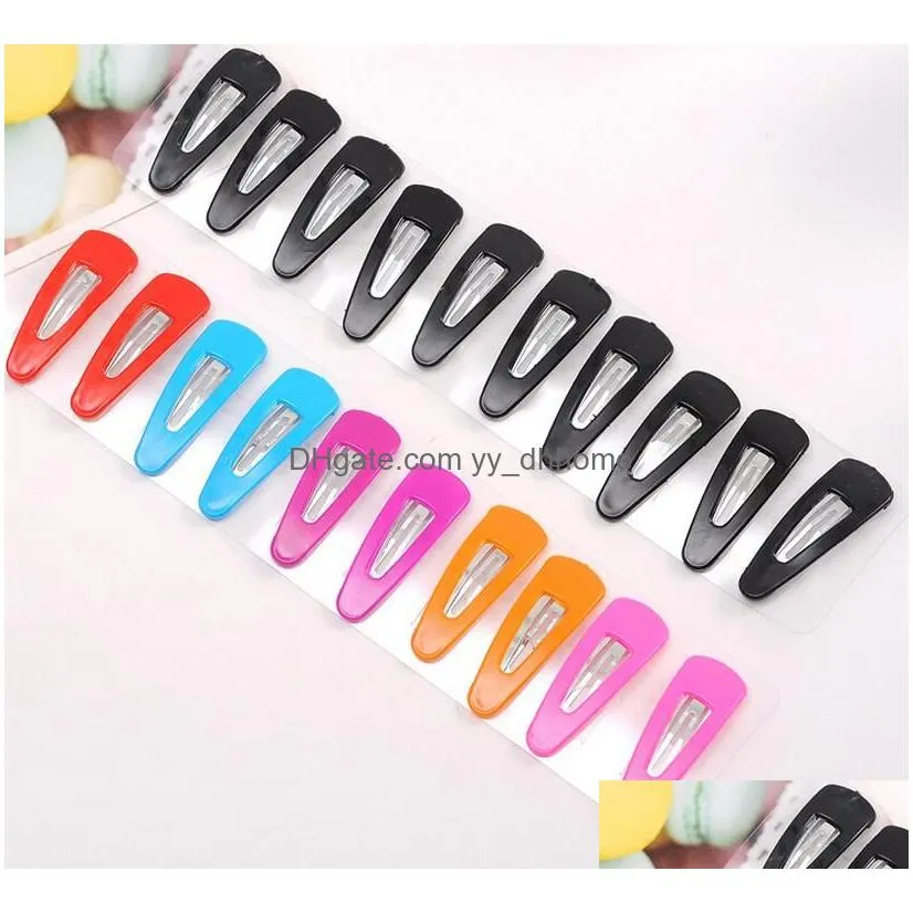 candycolored hair clips glue drop scratchresistant dripping bb clip gsfj043 mix order head clips barrettes