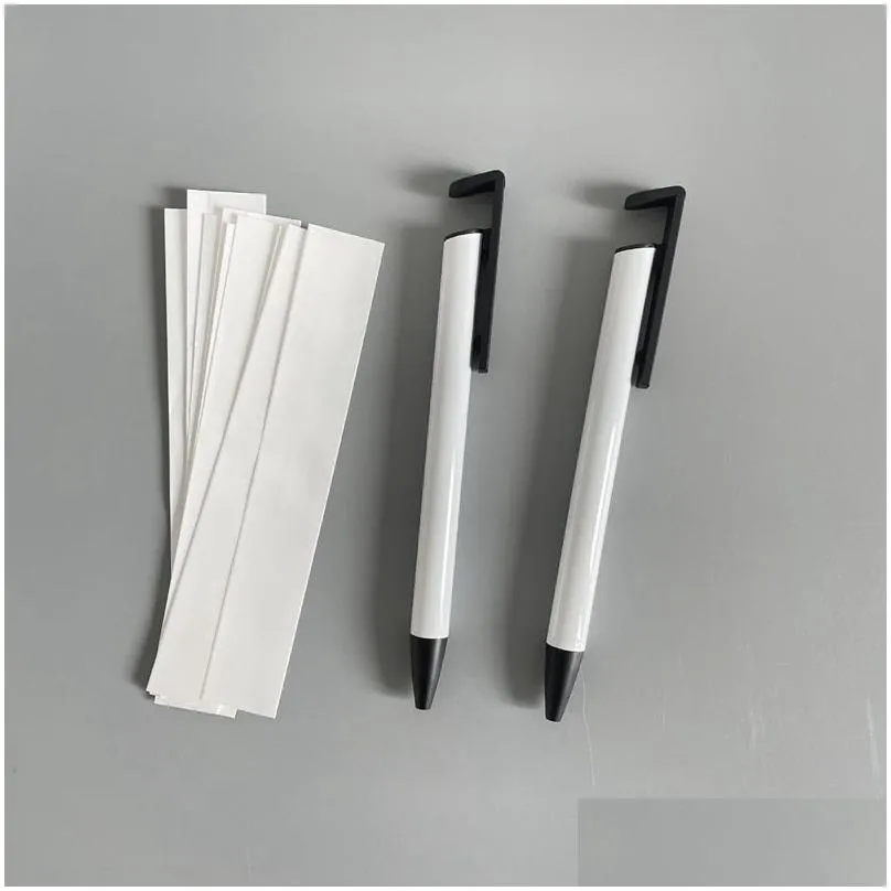 12x2cm sublimation pen shrink wrap bag packaging bags ballpen shrinkwrap plastic heat film