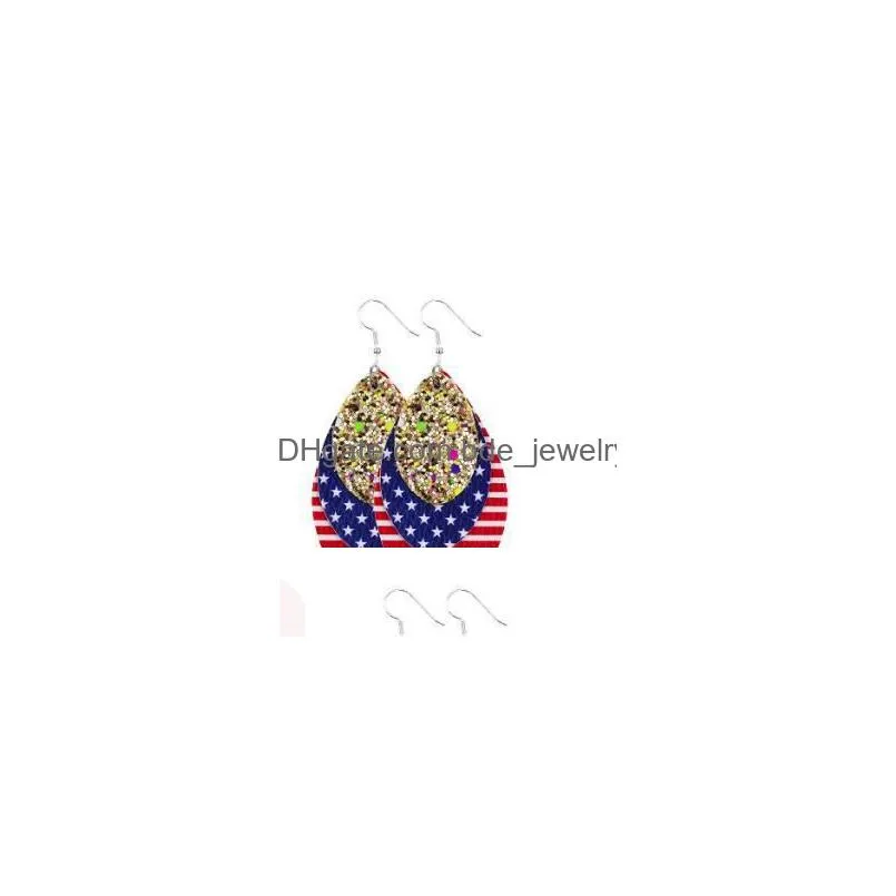 multilayer leather earrings independent sun ball earring leather earrings european and american style burst earrings