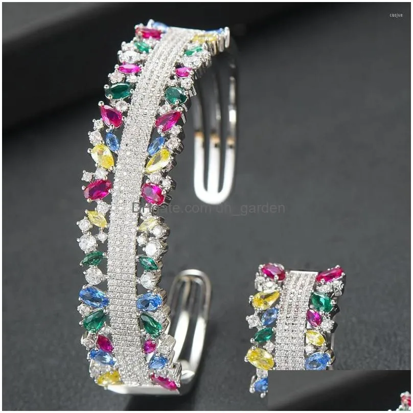 necklace earrings set kellybola trendy luxury dubai noble charm shiny bridal open bangle ring sets for women wedding party cz bracelet