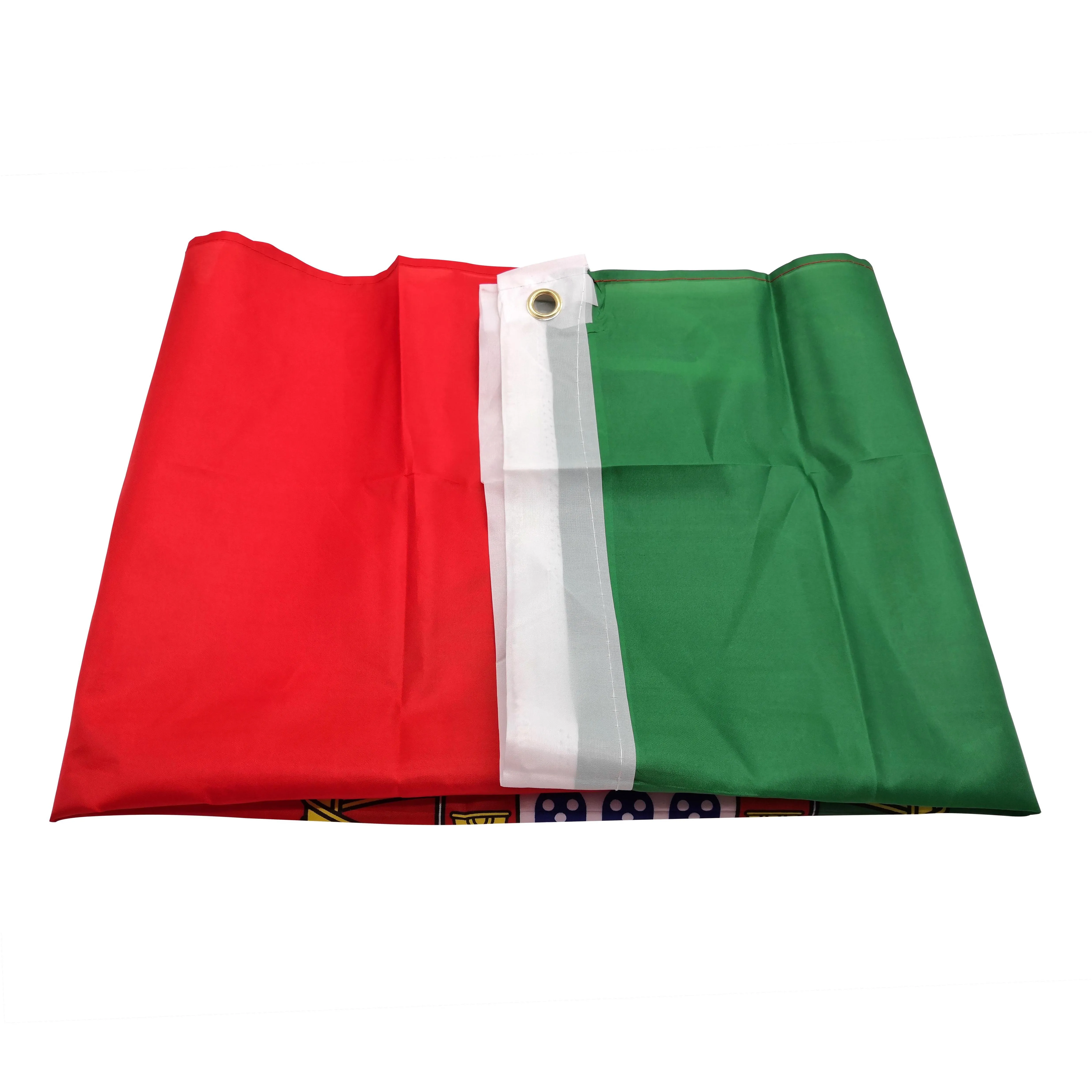 3x5 portugal flags banners 150x90cm national hanging flying high quality polyester fabric for indoor outdoor usage 